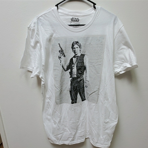 han solo white shirt